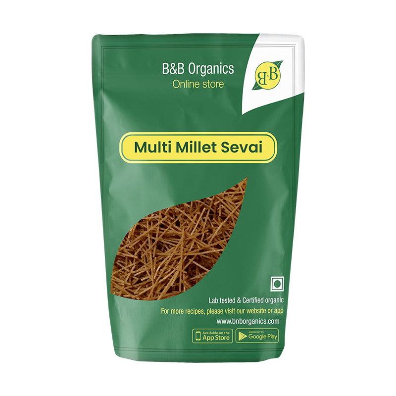 B&B Organics Multi Millet Vermicelli - Zero Maida & Preservative Free