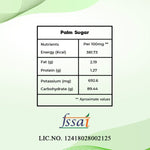 Palm Sugar Nutrition Value