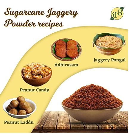 Sugarcane Jaggery Powder / Nattu Sakkarai/ powdered jaggery