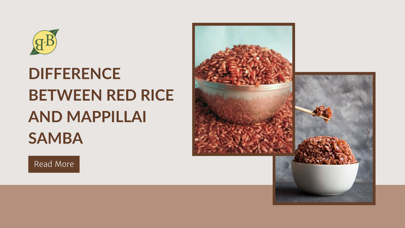 Difference between Red Rice and Mappillai Samba? – B&B Organics