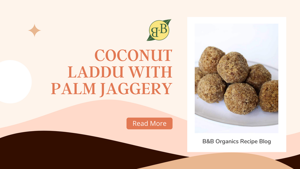 Coconut Laddu With Palm Jaggery