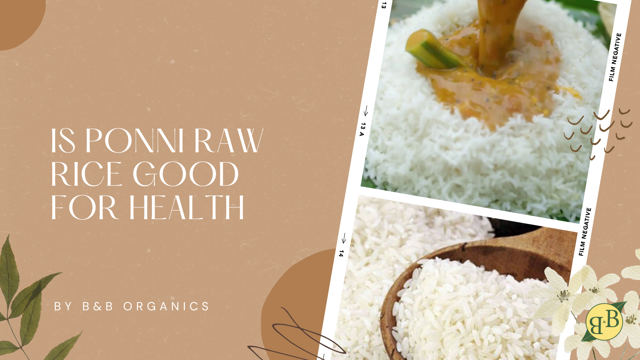 Is Ponni Raw Rice Good For Health – B&B Organics