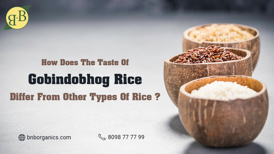 How does the taste of Gobindobhog rice differ from other types of rice?