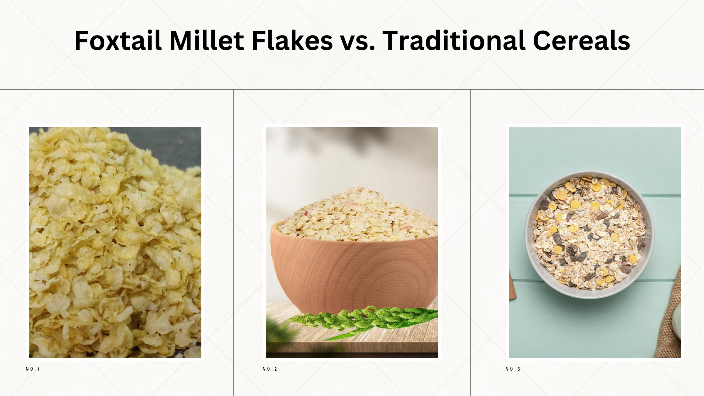 Foxtail Millet Flakes Vs. Traditional Cereals – B&B Organics