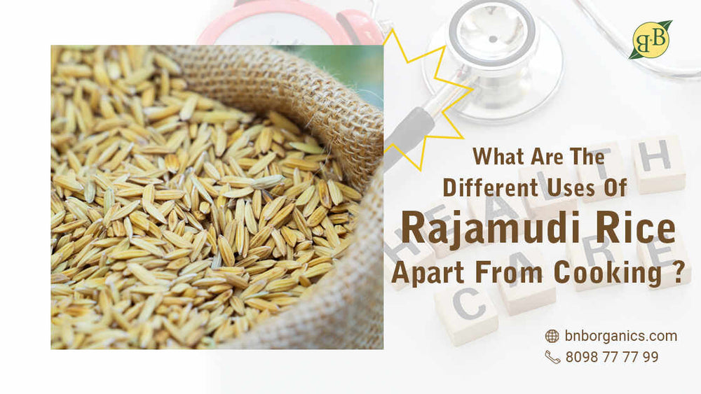 What are the different uses of Rajamudi Rice apart from cooking?