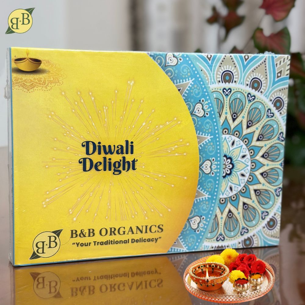 B&B Organics Diwali Delight Sweet Box (500g)