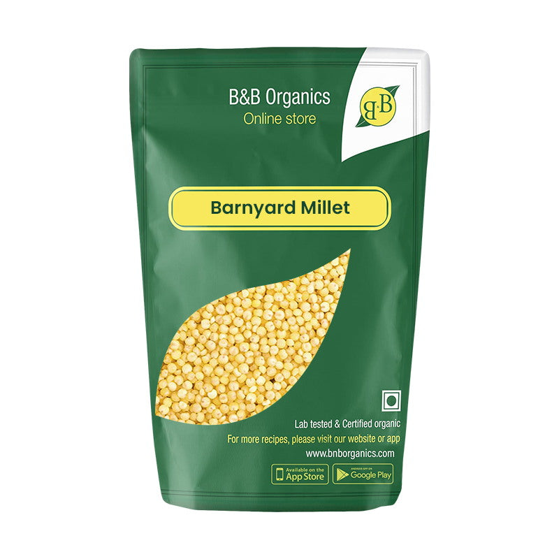 B&B Organics Barnyard Millets (குதிரைவாலி) | Available In 500g, 1kg ...