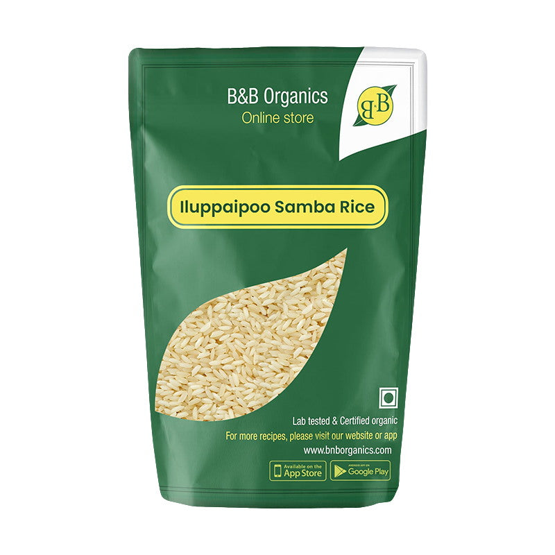 Thumbapoo Rice Finest Organic Iluppai Poo Samba Rice (Parboiled) | Enjoy FREE Door ...