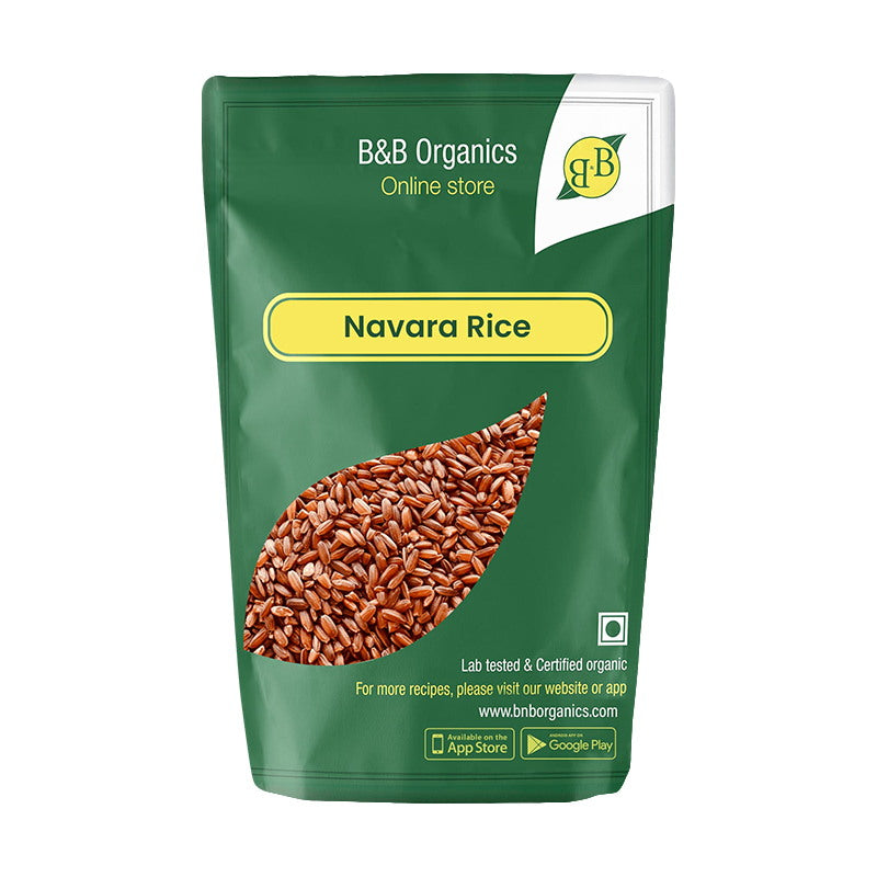 B&B Organics Navara Rice | Premium Njavara Rice from Kerala