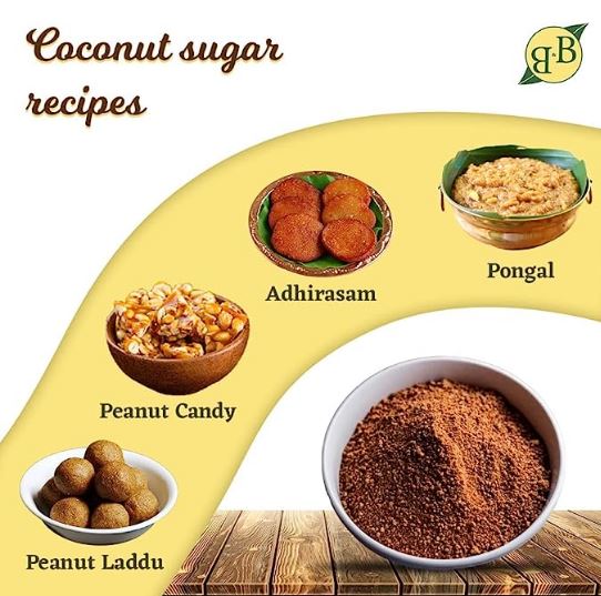 B&B Organics Coconut Sugar - 100% Natural Sweetener | Pure and Organic